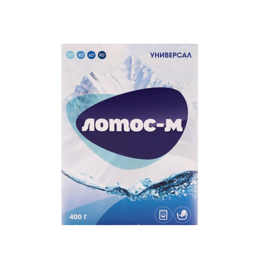 Порошок стиральный ЛОТОС-М 400 гр Универсал
