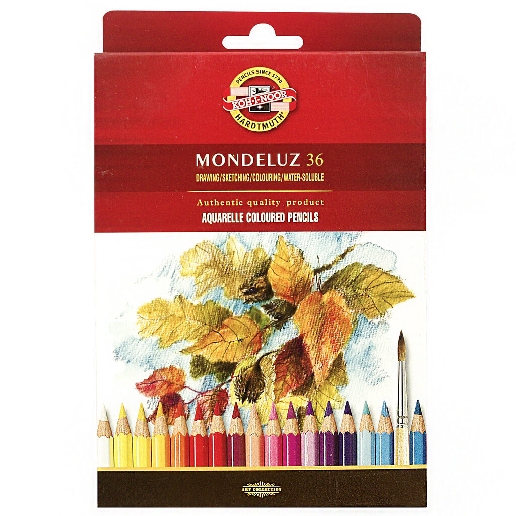 Карандаши цвет. акварельные 36цв Koh-I-Noor "Mondeluz"