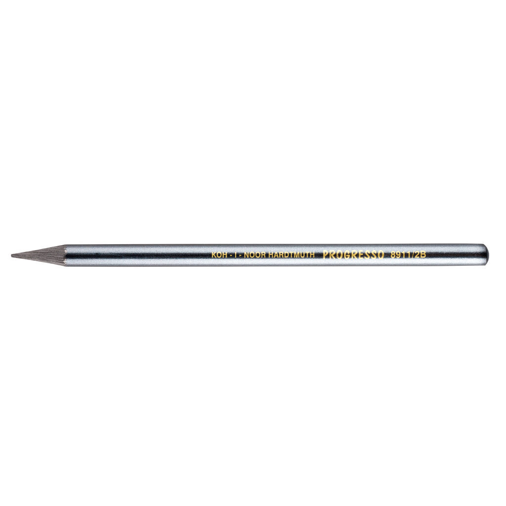 Карандаш  Koh-I-Noor PROGRESSO 2В  цельнографитовый, лак.корпус