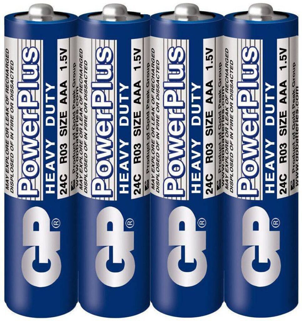 Батарейка R-03 (ААА) GP PowerPlus, солевая, цена за 1 шт