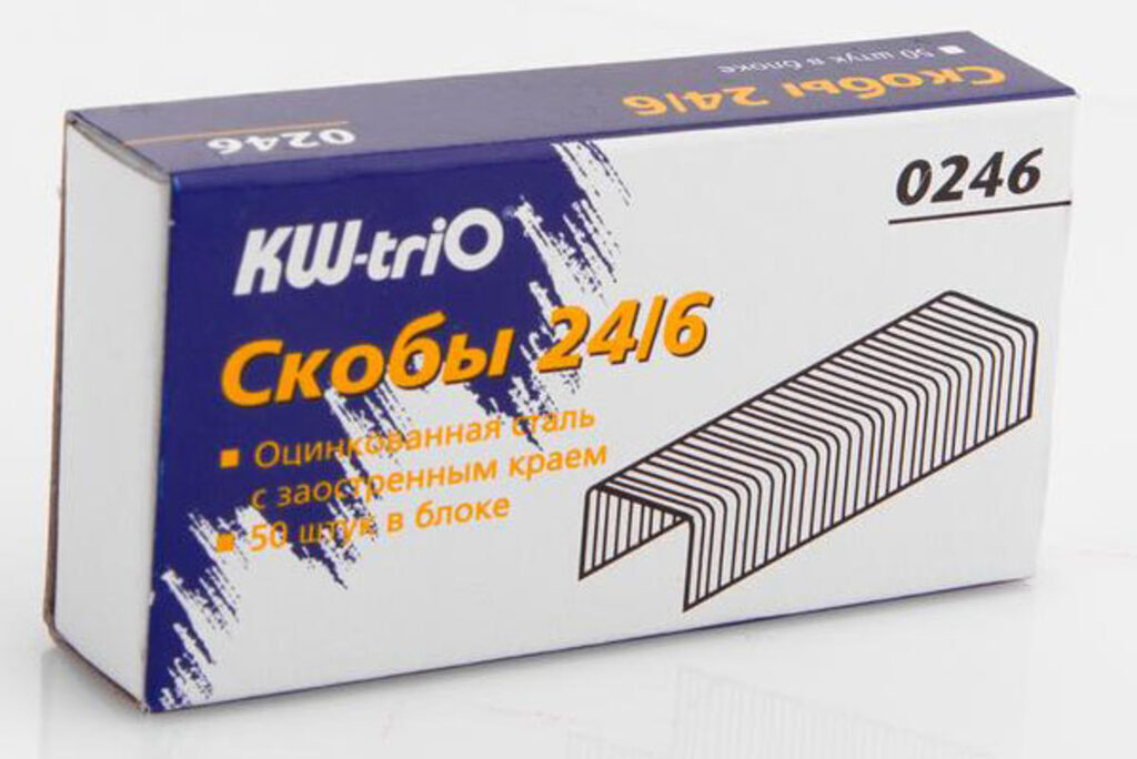 Скобы для степлера 24/6
