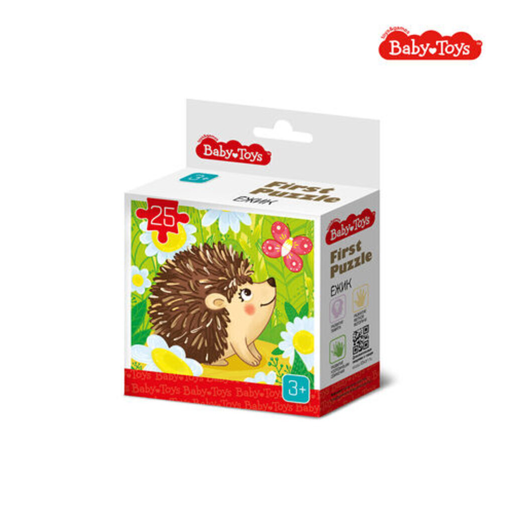 Пазлы   25 элементов Baby Toys "Ёжик"