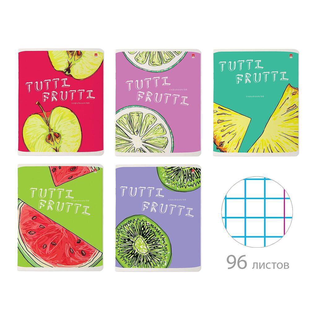 Тетрадь А5  96л кл. Альт "Fresh & Fruity"