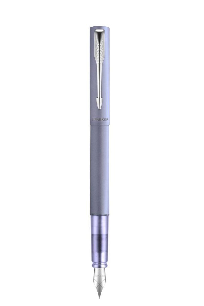 Parker Vector Перьевая ручка Vector XL Silver Blue FP F GB  подар.кор.