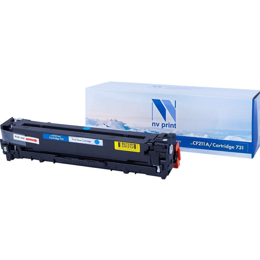 Картридж NVP совместимый NV-CF211A/CE321A/CB541A/NV716/731 Cyan универсальные для HP/Canon LaserJet