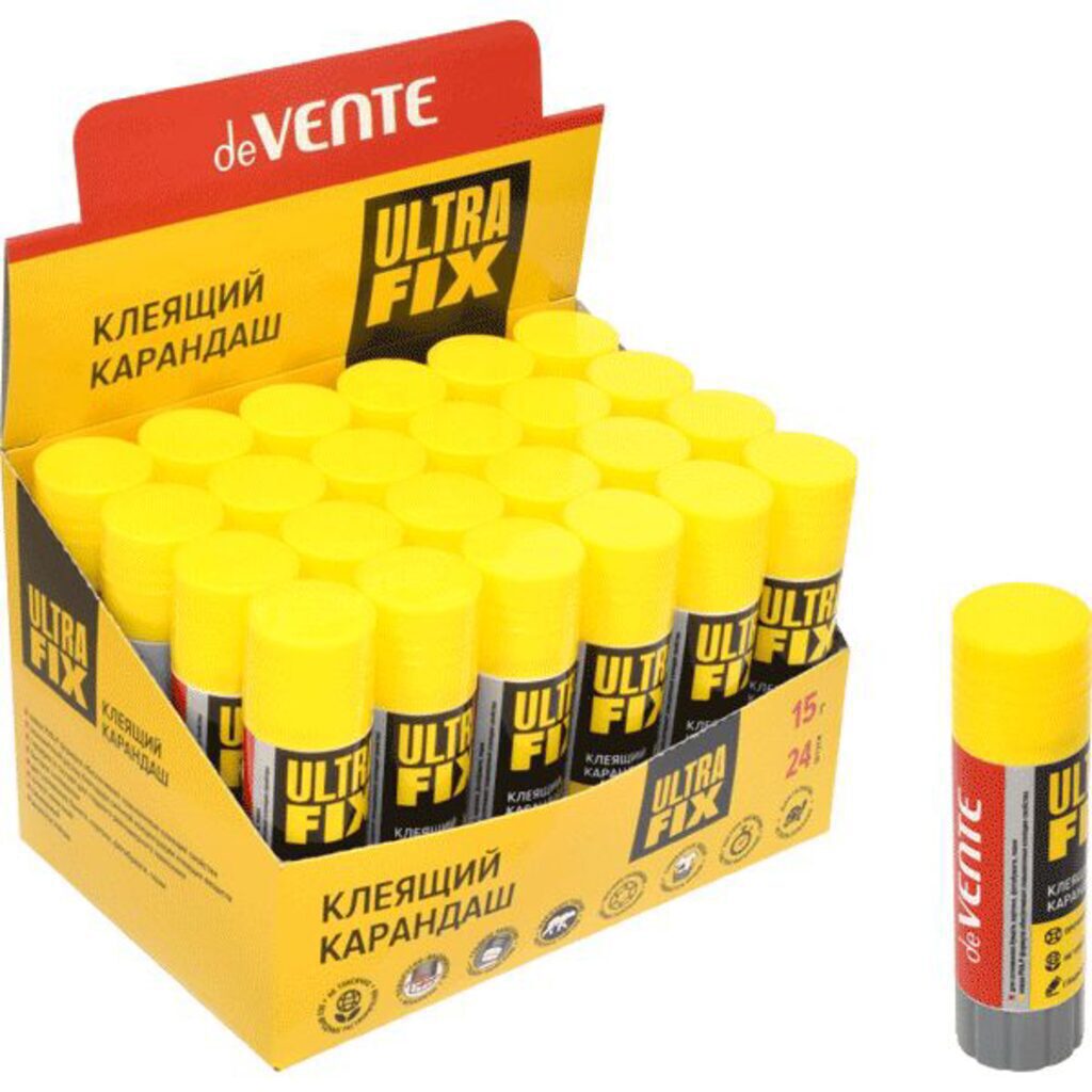 Клей карандаш deVENTE. Ultra Fix" 15 гр.  PVA-P основа