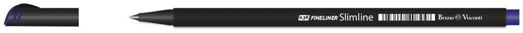 Ручка линер 0,36мм "BrunoVisconti. Slimline" синяя