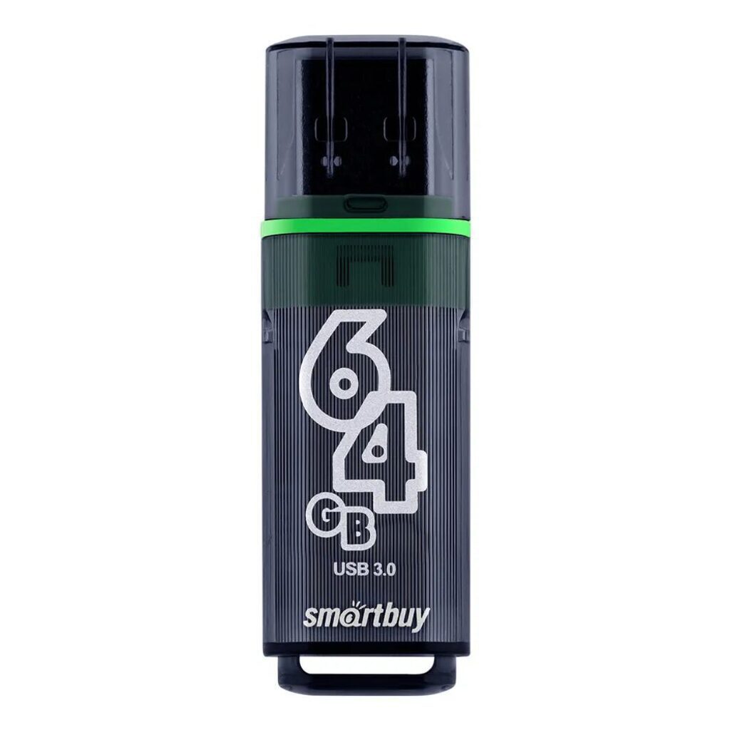 Флеш-драйв  64 GB USB 3.0/3.1 Glossy series Dark Grey