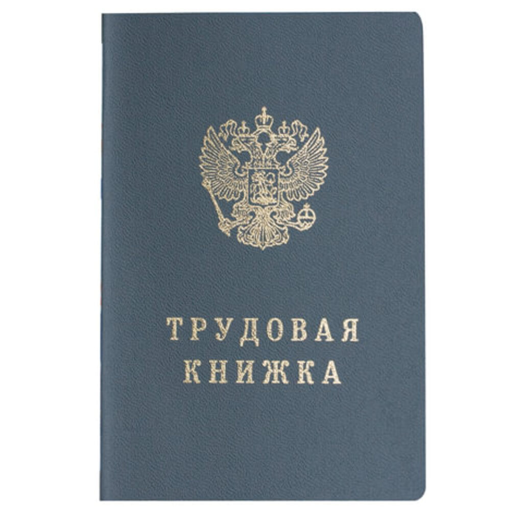 Бланк Трудовая книжка, тверд. РФ ОБРАЗЕЦ 2023г.