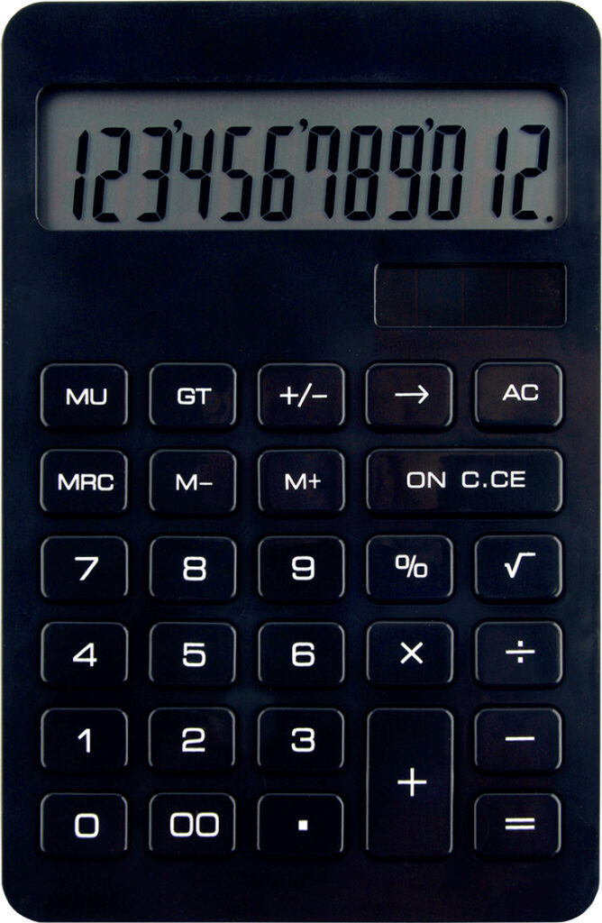 Калькулятор  12 разр. Silwerhof  настольный, черный SH-1810-12