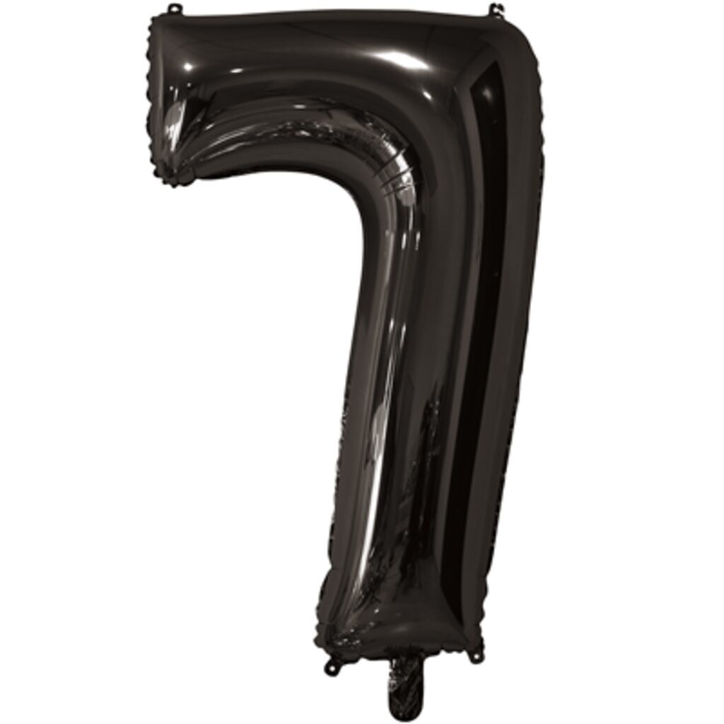 Шар фольга 26" "Цифра 7" Black