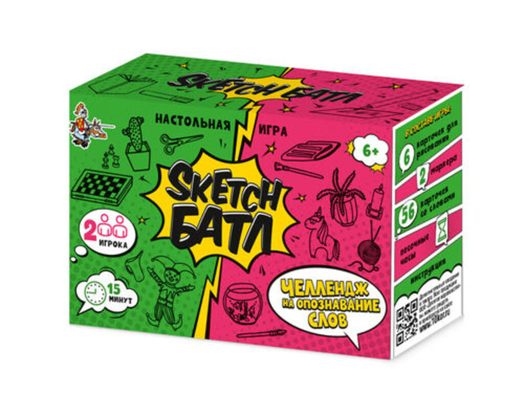 Игра настольная "SKETCH БАТЛ" 6+