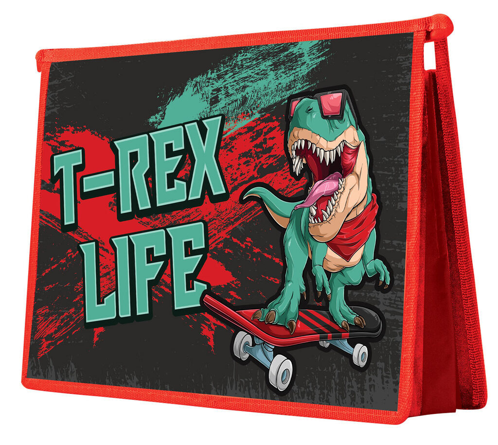 Папка д/тетрад. А4 (325*230*55) молния сверху, ламинат "T-Rex" многоуровневый конгрев