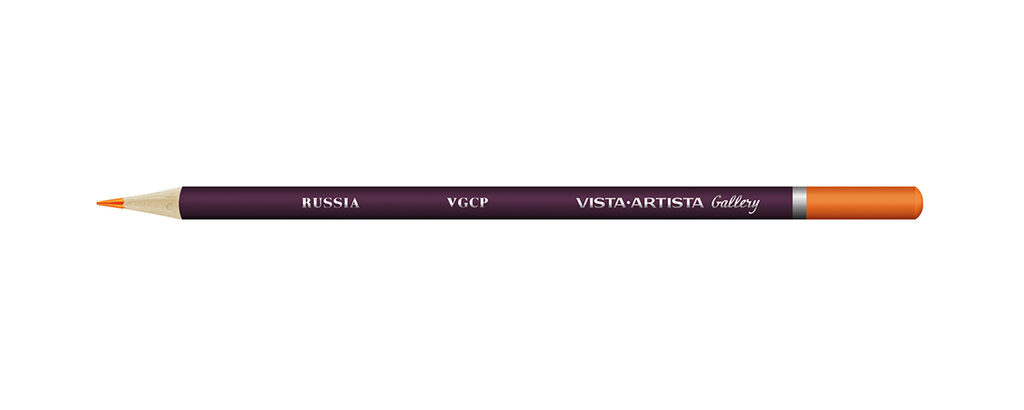 Карандаш цветной художественный  VISTA-ARTISTA  "Gallery" 224 Оранжевый