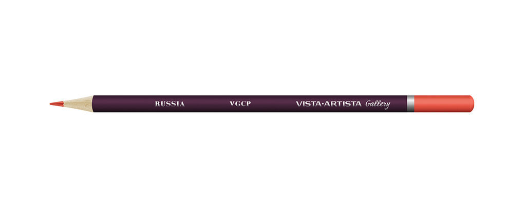 Карандаш цветной художественный  VISTA-ARTISTA  "Gallery" 314 Кадмиевый красный средний