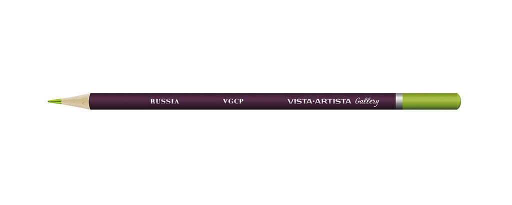 Карандаш цветной художественный  VISTA-ARTISTA  "Gallery" 609 Ярко-зеленый