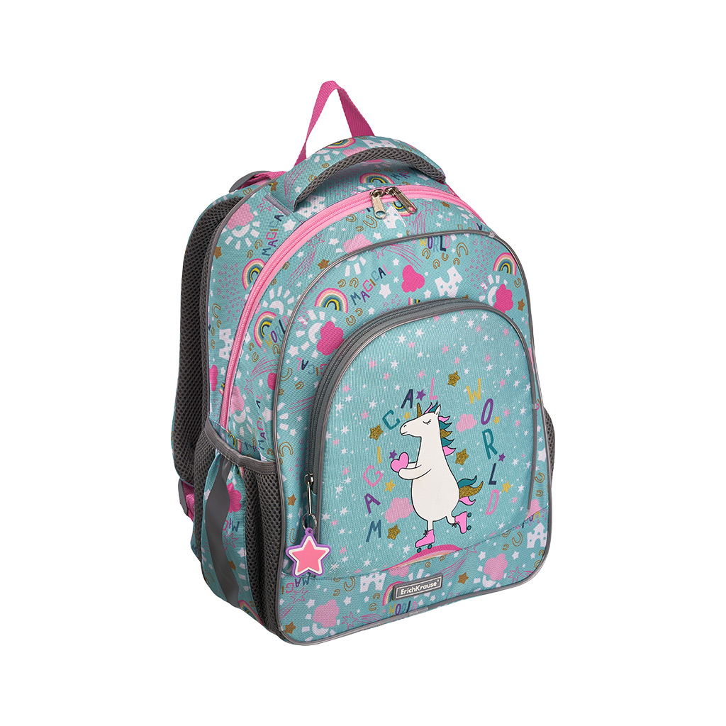 Ученический рюкзак ErichKrause ErgoLine® 15L Rainbow Skate
