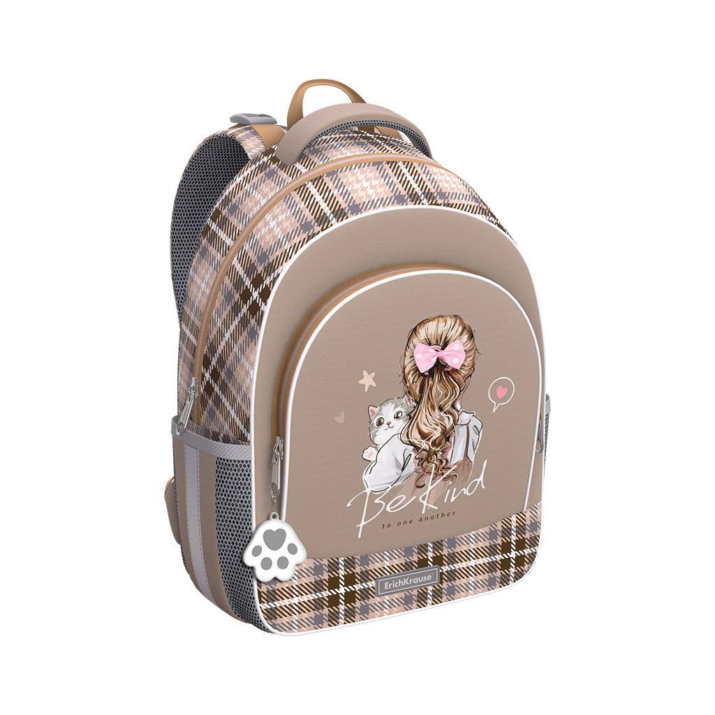 Ученический рюкзак с грудной перемычкой ErichKrause ErgoLine® 15L Lovely Friends