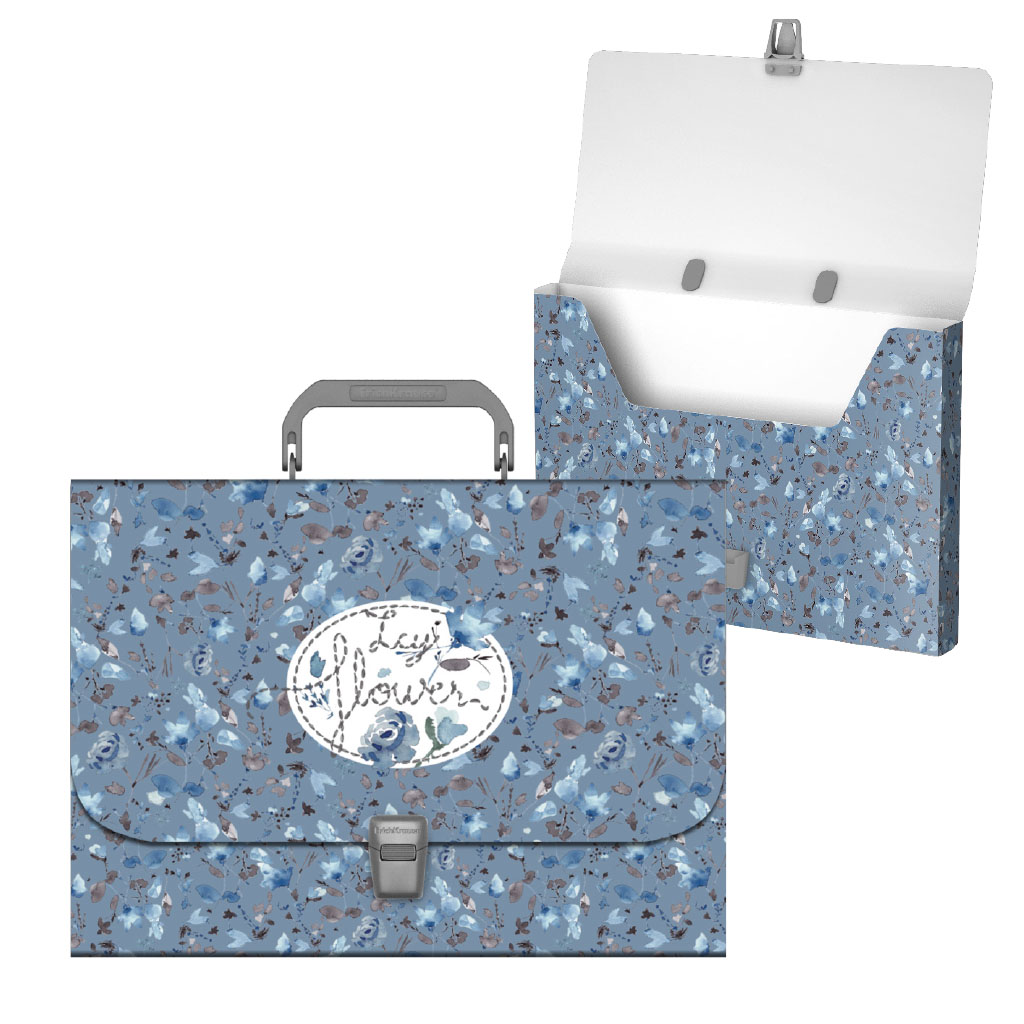 Портфель пластиковый ErichKrause® Frozen Beauty, A4 (в пакете по 1шт.)