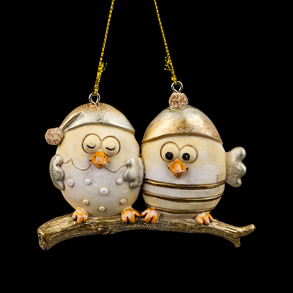 Украшение ErichKrause Decor Птенцы золотые 9см