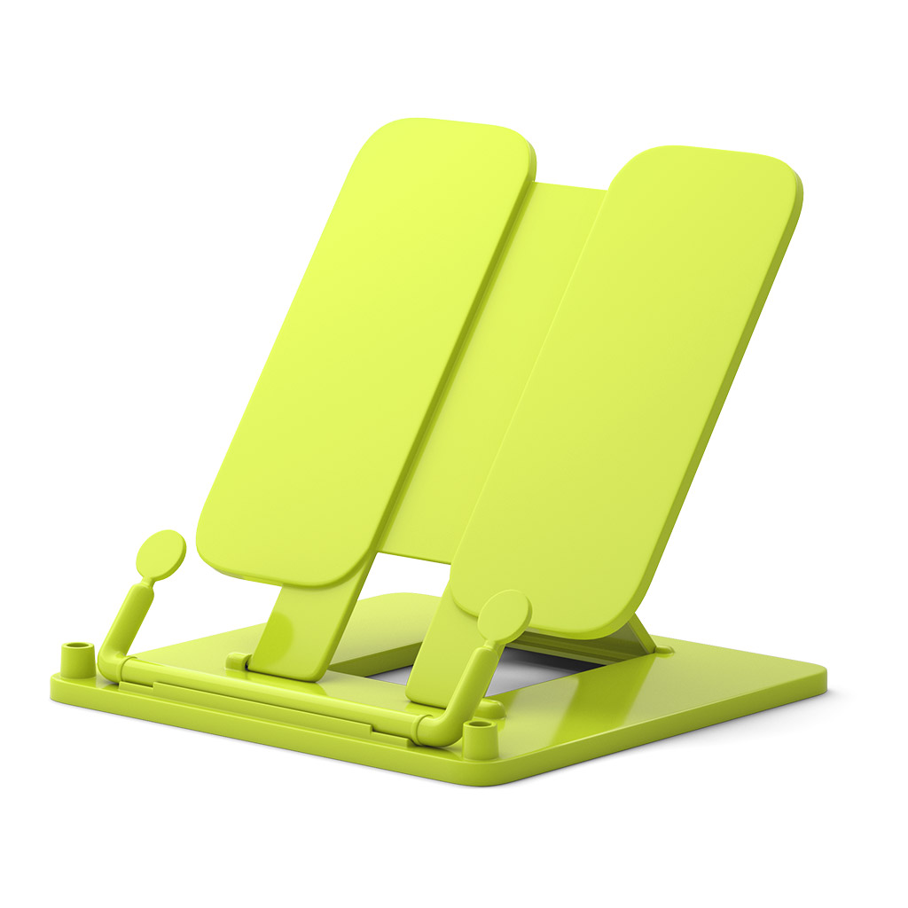 Подставка для книг пластиковая ErichKrause Neon Solid, желтый