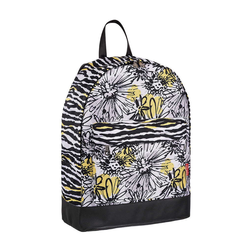 Рюкзак ErichKrause® StreetLine с отделением для ноутбука 17L Zebra Flower