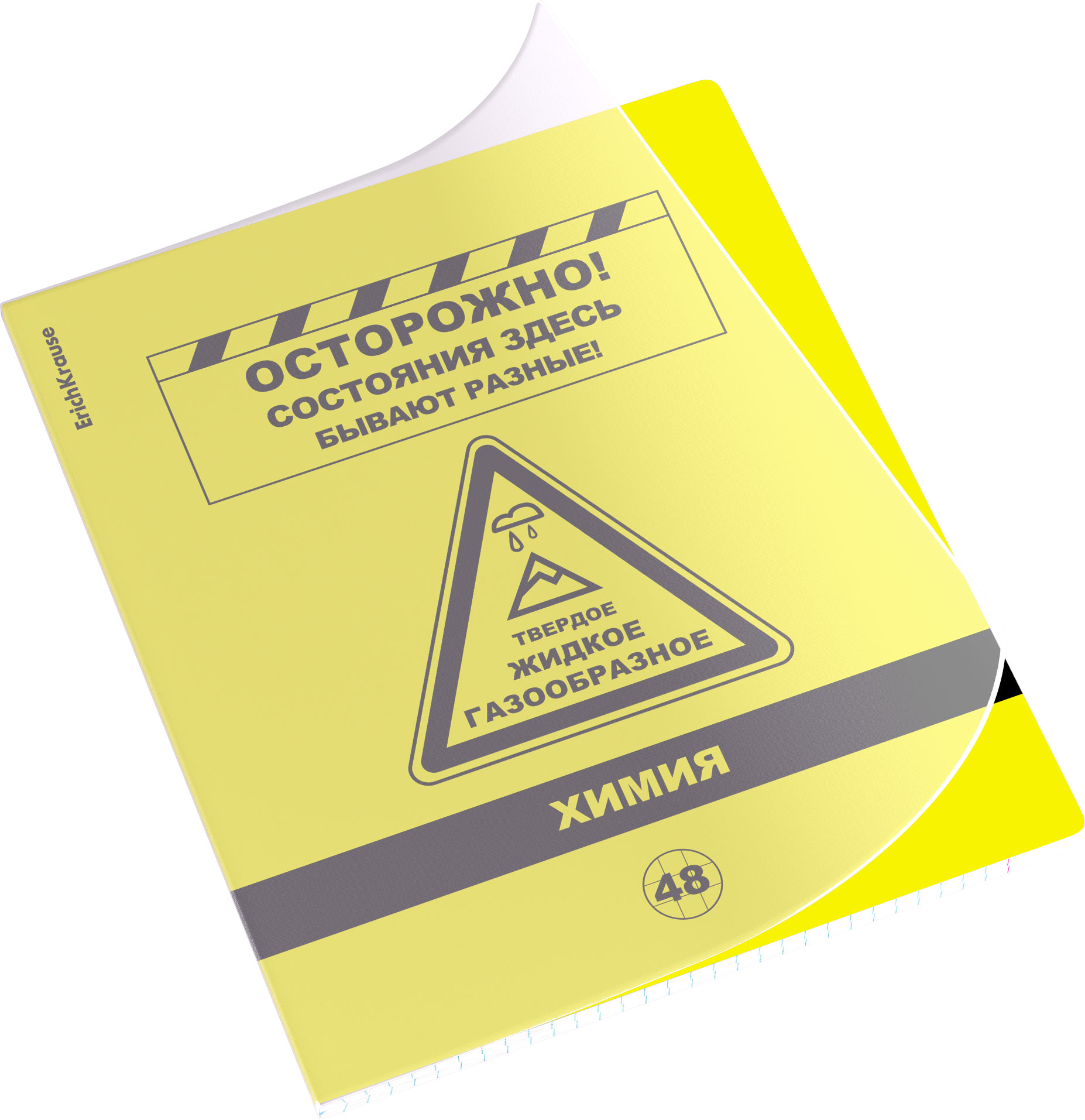 Тетрадь предметная А5 Химия, "Be Informed" 48л, кл., пласт.обл., белизна 100%