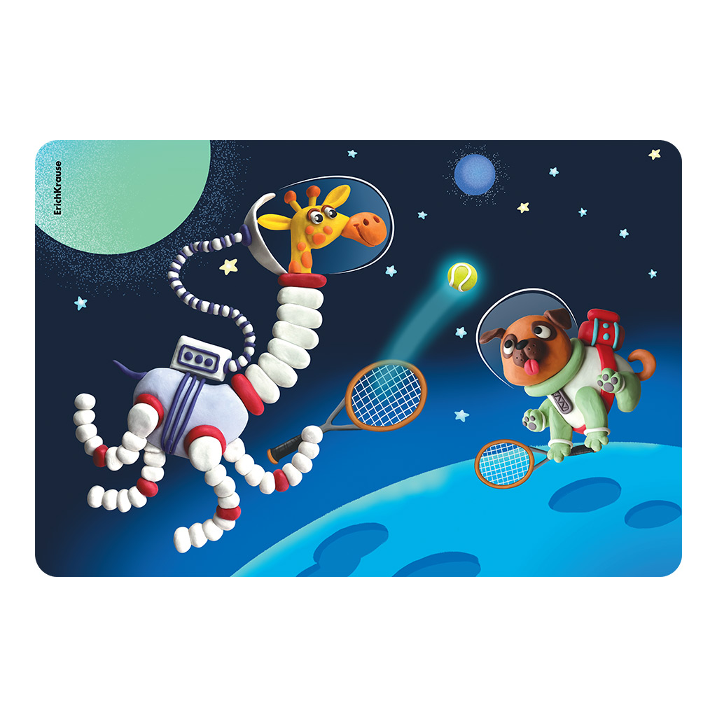 Подкладка настольная А3 "Space Animals"