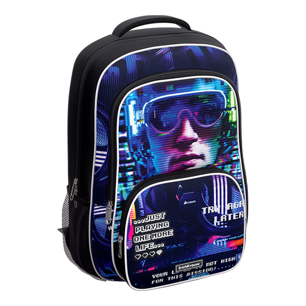 Ученический рюкзак ErichKrause ErgoLine® 20L Cyber Game
