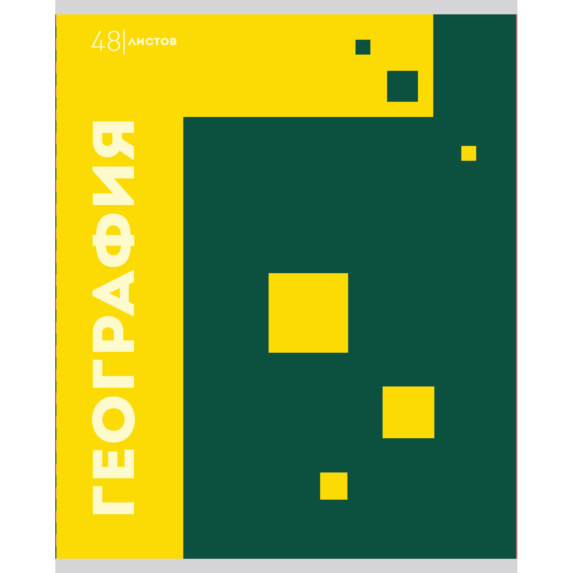 Тетрадь предметная А5 География, "Буквы" 48л, кл., ВД-лак, бел.100%