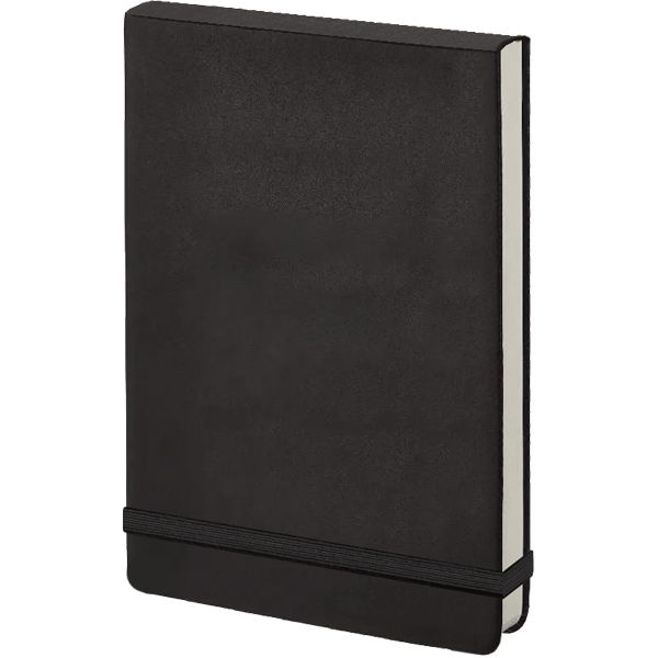 Скетчбук 150*210мм  24л., 300гр/м2, "ARTISTIC STUDIO. Black", мелкое зерно, тв.обл к/з