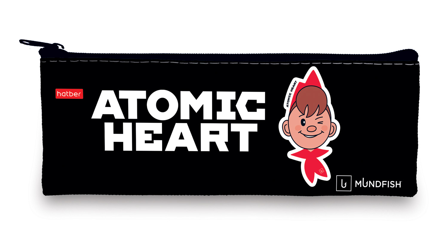 Пенал-косметичка (195*75) молния, ткань "Atomic Heart"