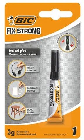 Клей универсальный BIC Fix Strong  3г (блистер)