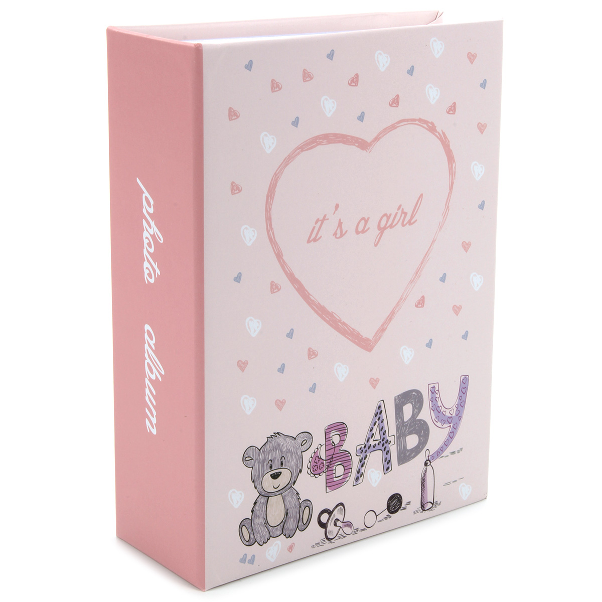 Фотоальбом 100 фото 10*15см Baby pink