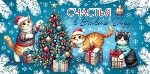 Конверт для денег "Счастья в Новом году!"