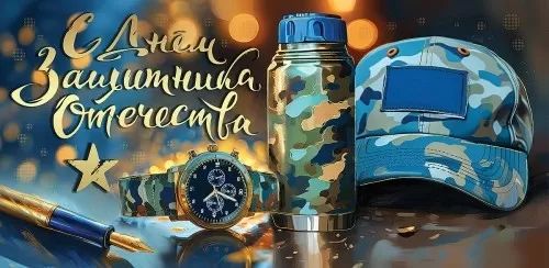 Конверт для денег "С Днём Защитника Отечества"