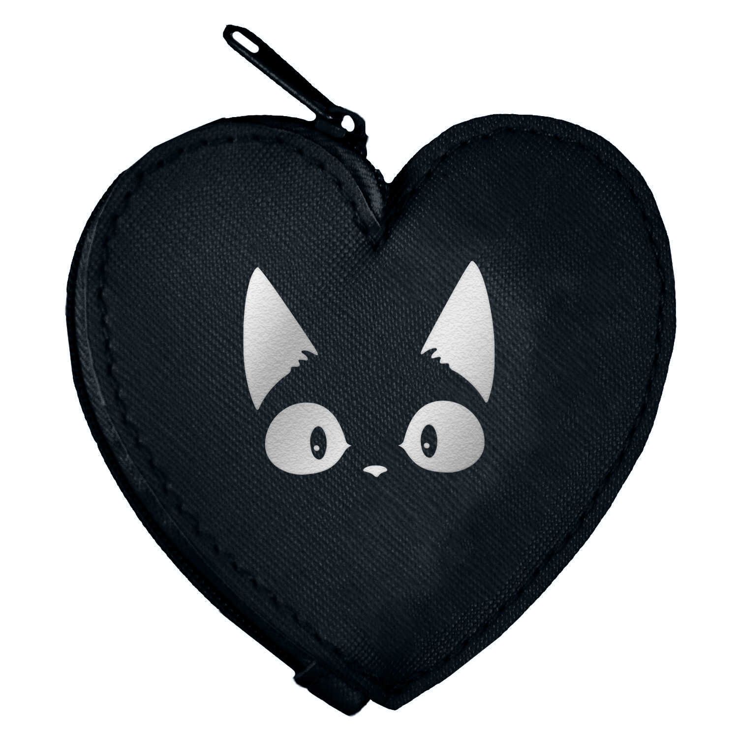 Кошелек для банкнот и монет Феникс+ "Серебряный котик" 9*9см, кожзам., молния