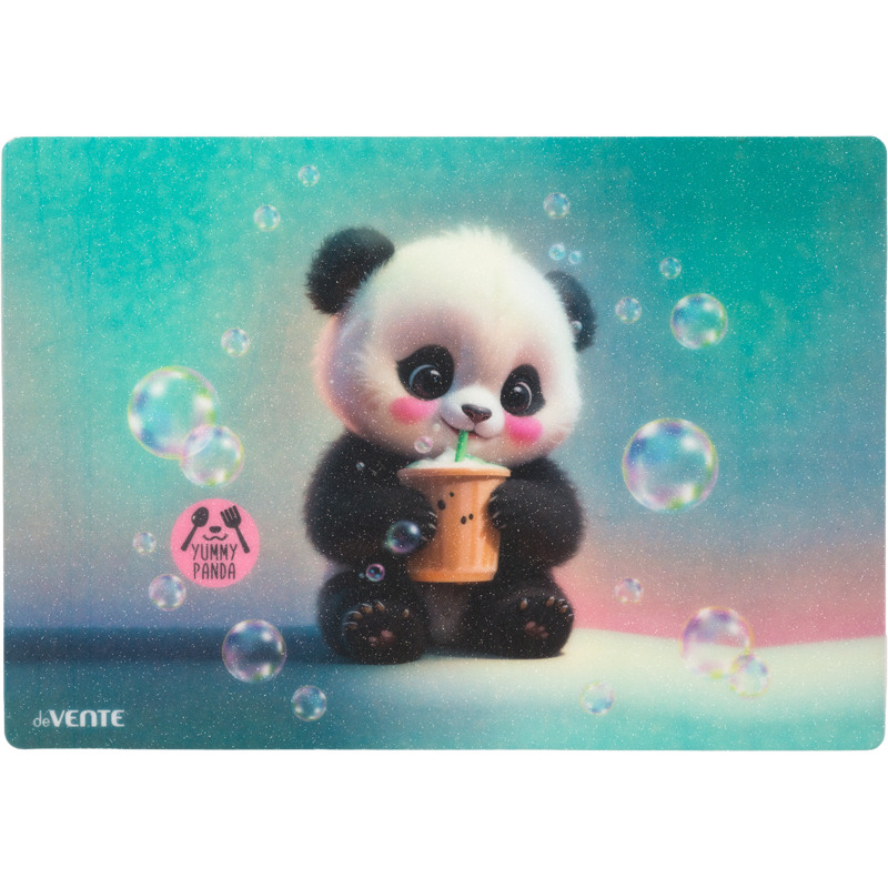 Настольное покрытие д/лепки 33*23см "Yummy Panda" 600мкм