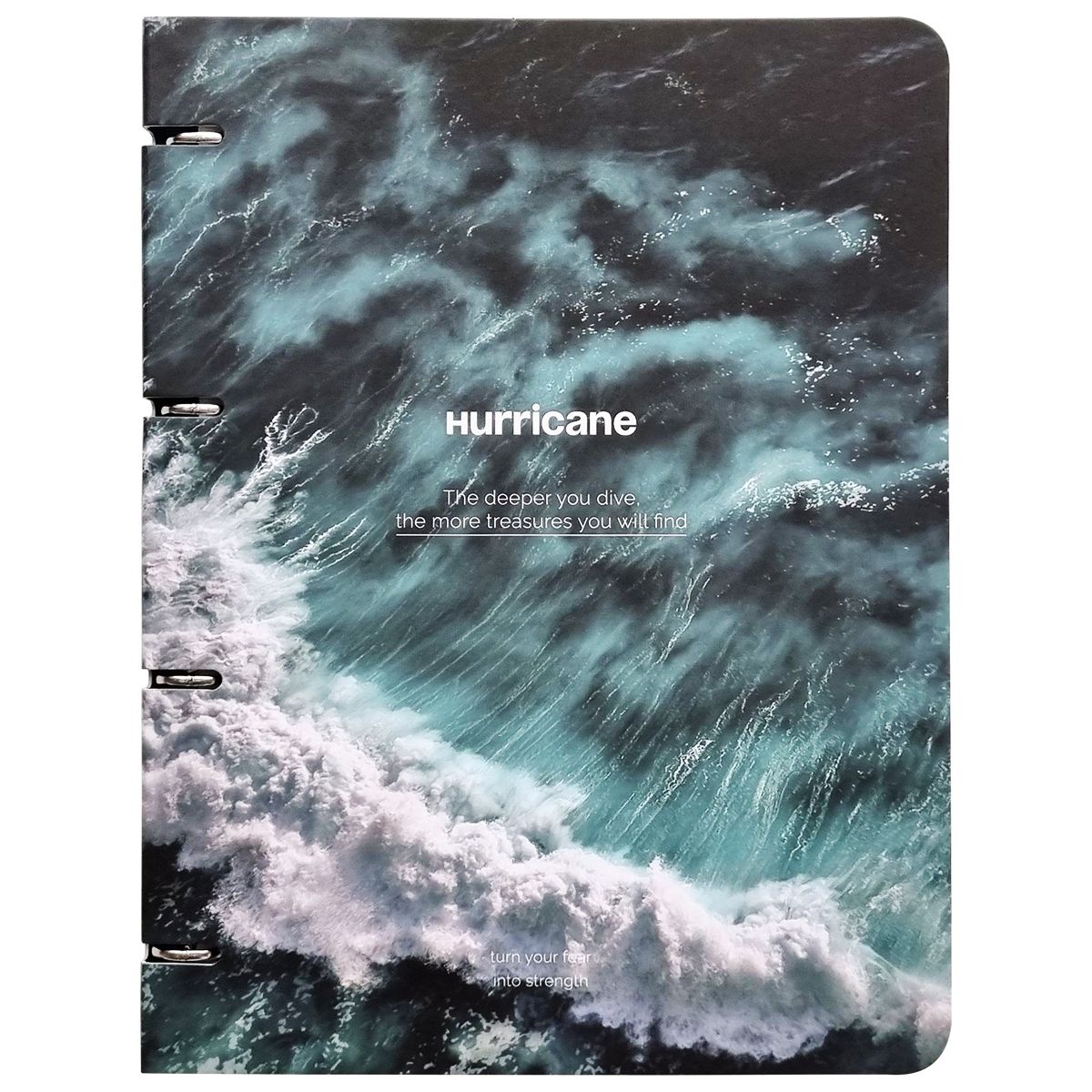 Тетрадь  А4 120л кл. на кольцах Infolio "Be Smart. Ocean. Ураган"
