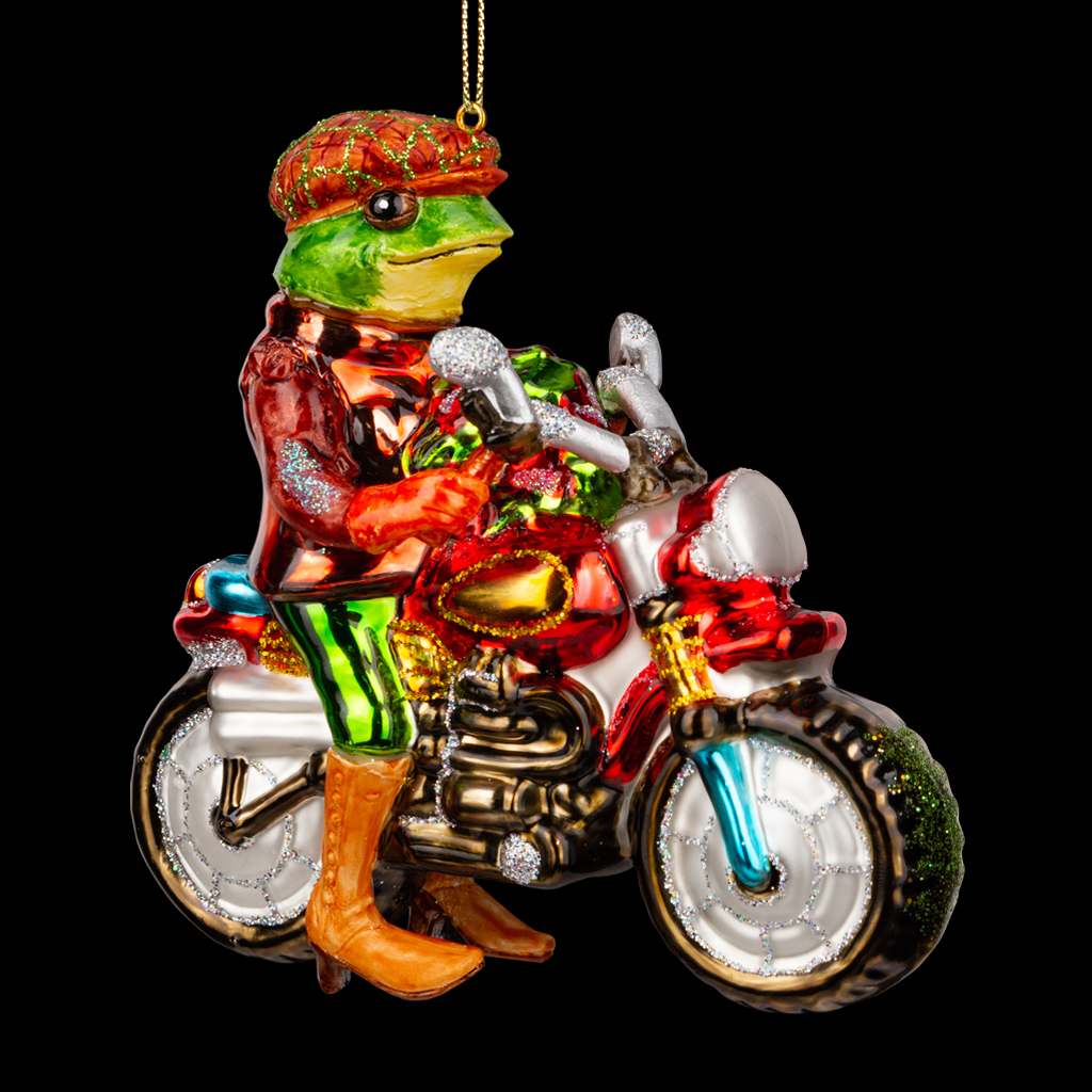 Украшение ErichKrause Decor Crazy Frog 13см, стекло
