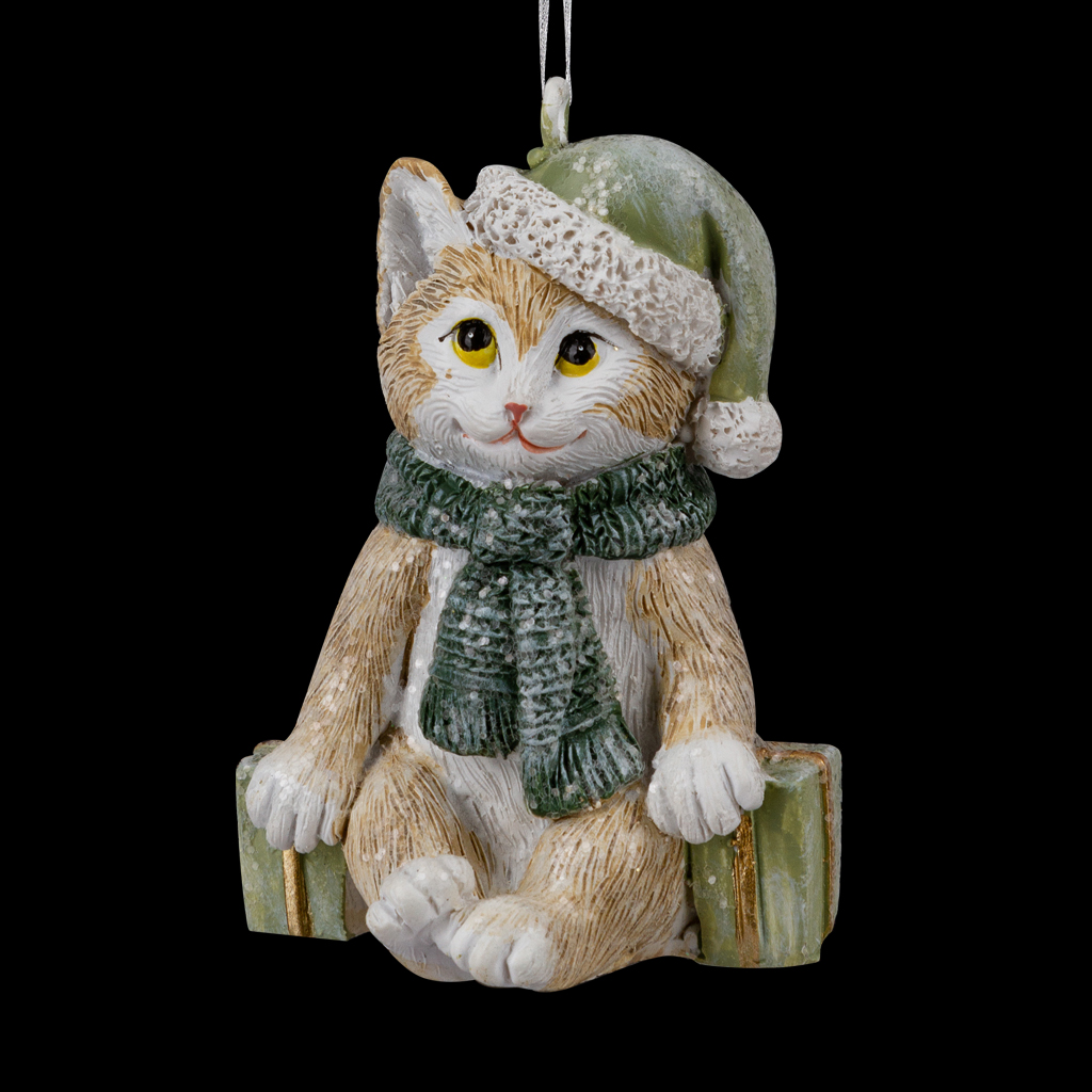 Украшение ErichKrause Decor Котенок в шарфе 6.5см