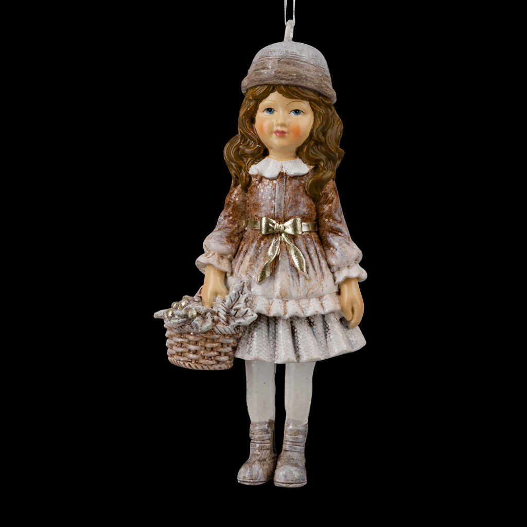 Украшение ErichKrause Decor Девочка с корзиной 11см