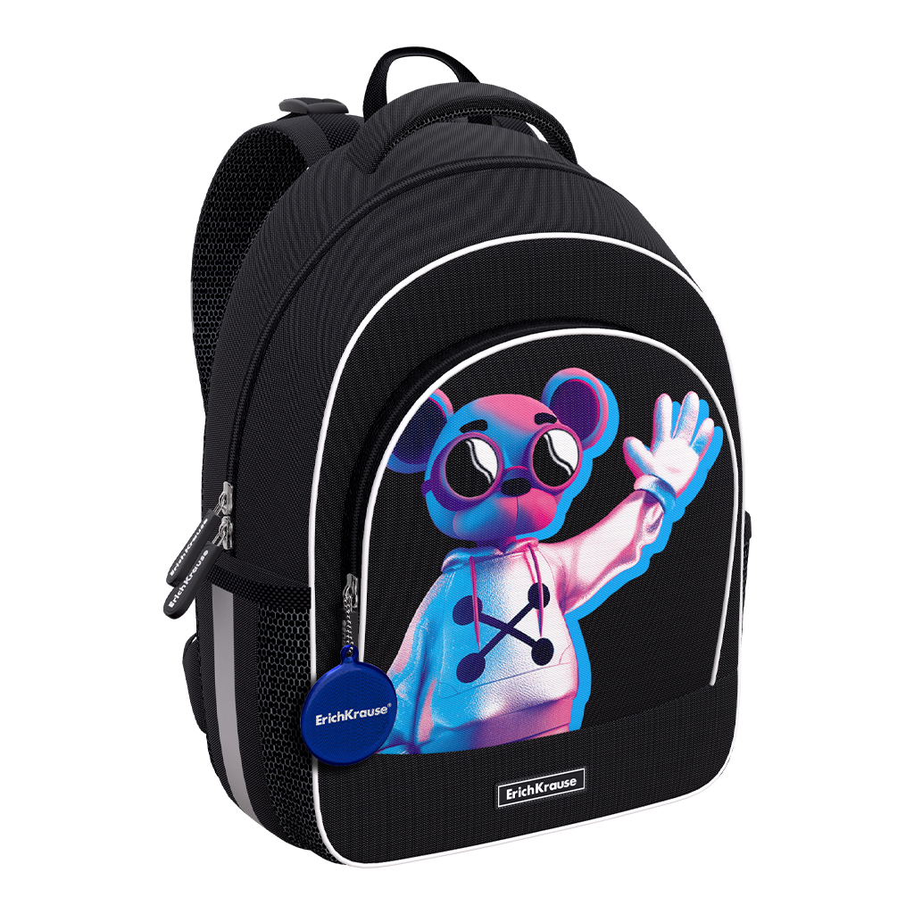Ученический рюкзак с грудной перемычкой ErichKrause ErgoLine® 15L Neon Crew