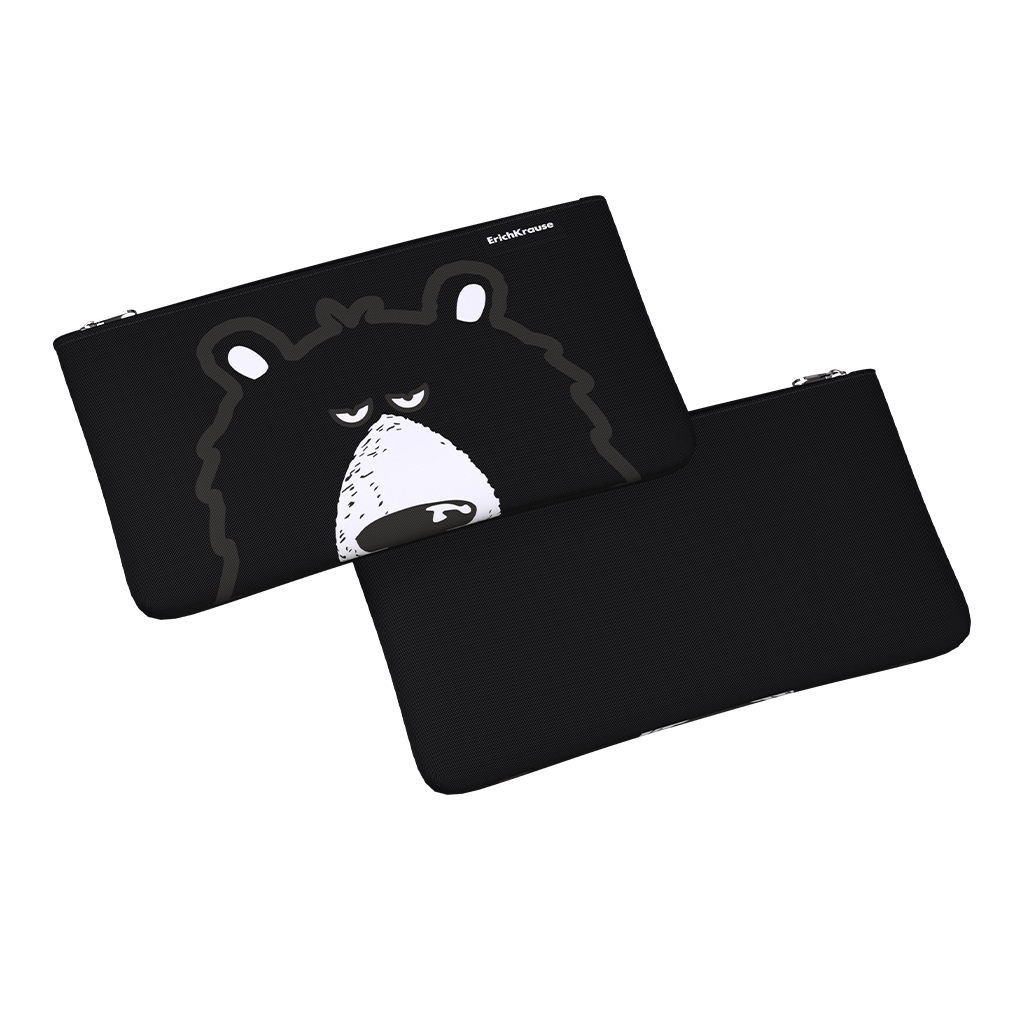 Пенал конверт ErichKrause Light 220x120мм Black Bear