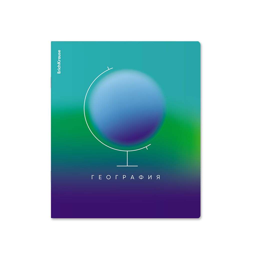 Тетрадь школьная ученическая ErichKrause Gradient, География, 36 листов, клетка