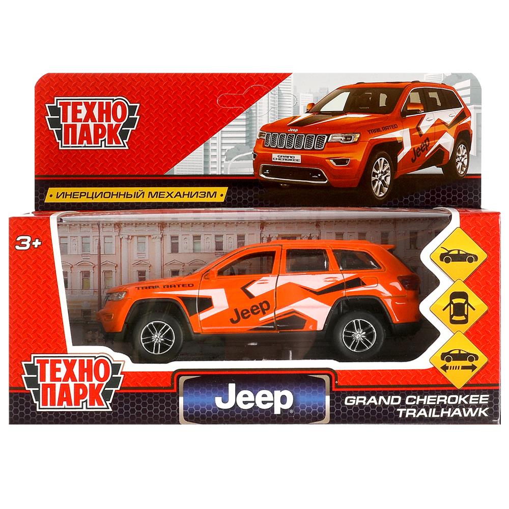 Машинка металл. 12см "Jeep Grand Cherokee. Спорт" инерционный механизм