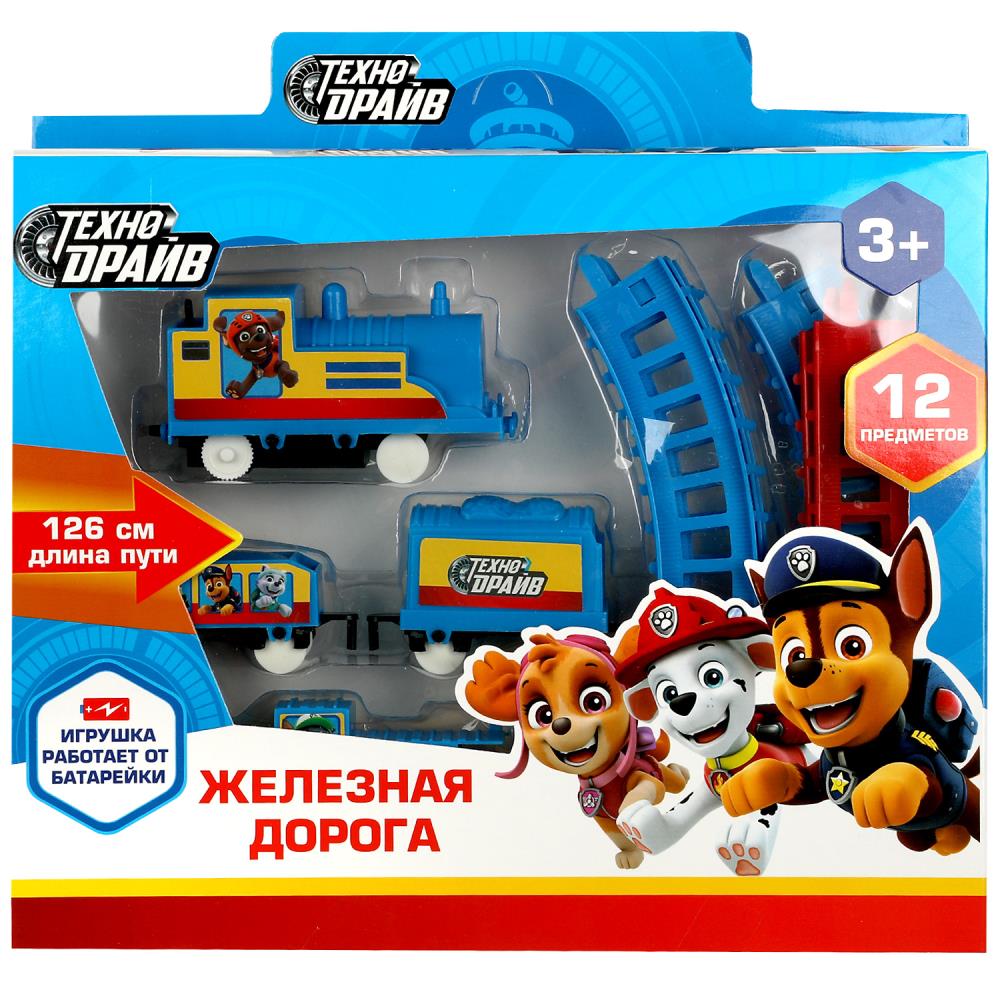Железная дорога 126см "Щенки", тип бат. 1*АА (не в комплекте)
