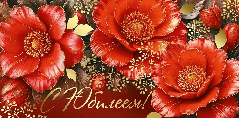 Конверт для денег "С юбилеем!"