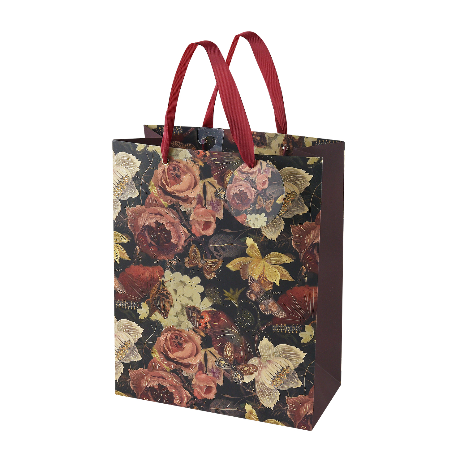 Пакет подар. бумажн. 26*32,4*13 см 210гр/м2 Flora. Lush bouquet
