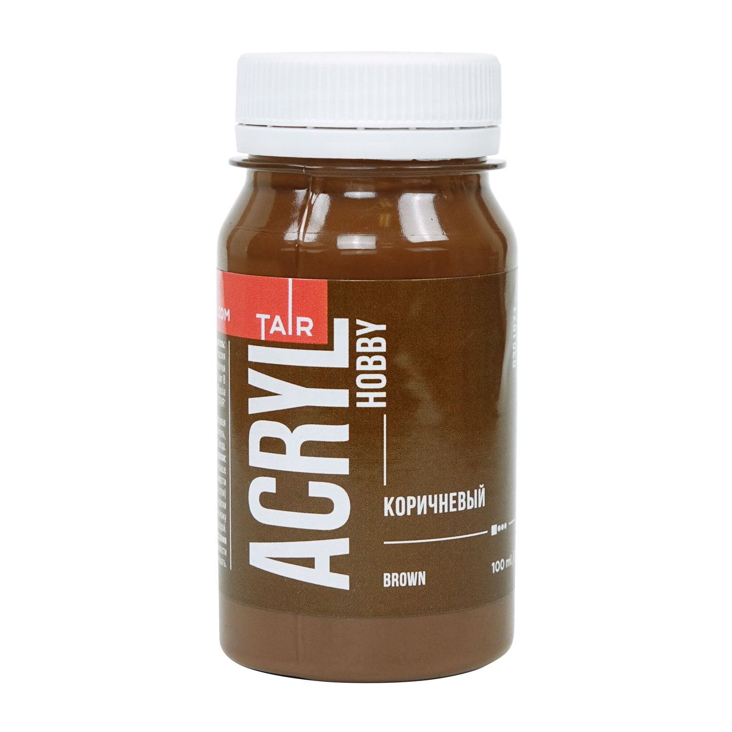Краска акрил. "Акрил-Хобби" 100 мл, матовая, коричневая